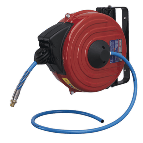 Sealey SA90 Retractable Air Hose Reel 12m Ø8mm ID TPU Hose - SA90 - Sealey Tools UK - Trade Counter Direct