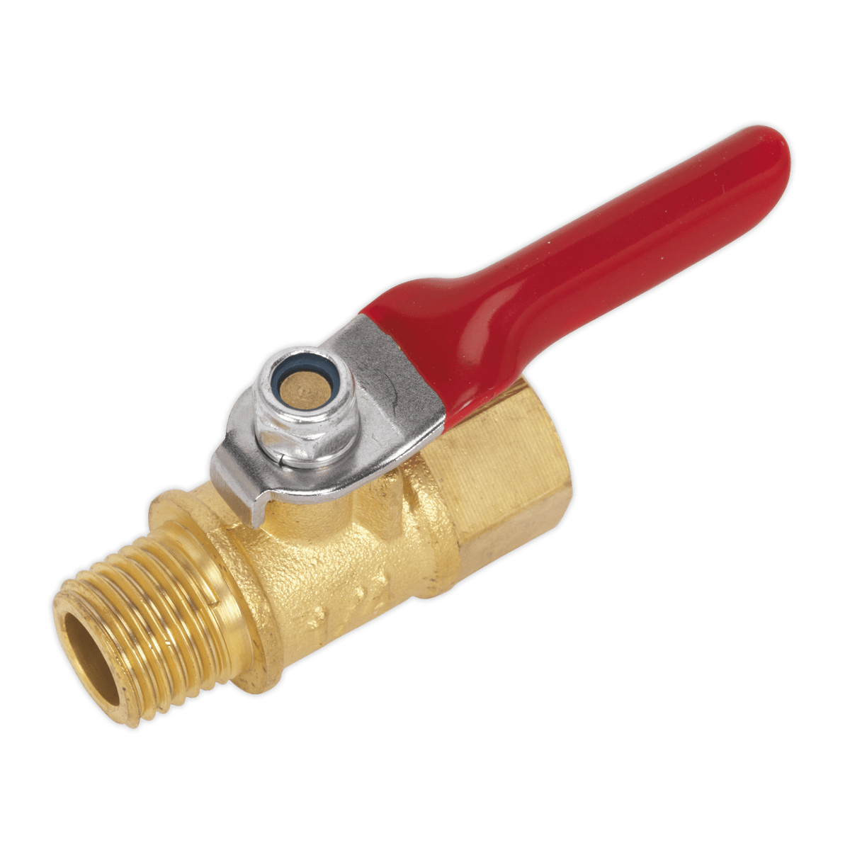 Sealey SA906 Lever Ball Valve 1/4"BSPT (M) x 1/4"BSP (F) - SA906 - Sealey Tools UK - Trade Counter Direct