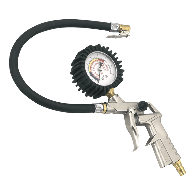 Sealey SA924 Tyre Inflator with Clip-On Connector - SA924 - Sealey Tools UK - Trade Counter Direct