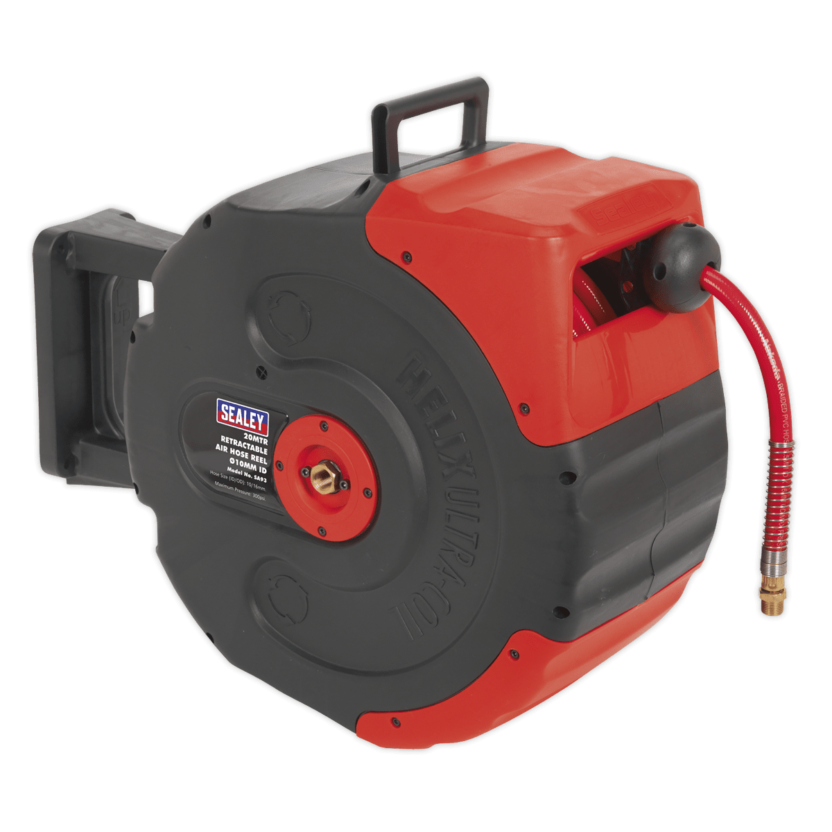 Sealey SA93 Retractable Air Hose Reel 20m Ø10mm ID - SA93 - Sealey Tools UK - Trade Counter Direct