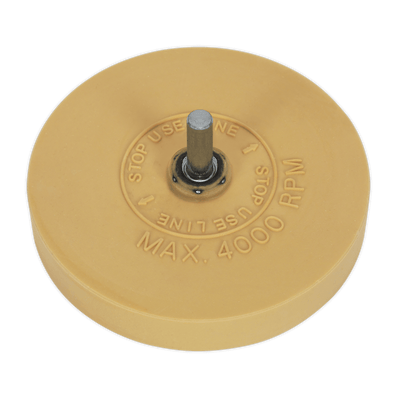Sealey SA95/PXM Stripe Removing Pad Ø88 x 15mm, 6mm Mandrel - SA95/PXM - Sealey Tools UK - Trade Counter Direct