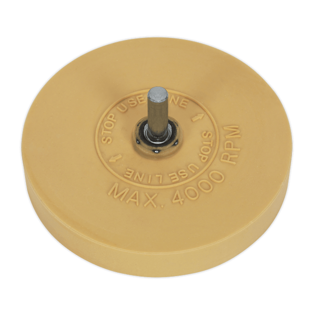 Sealey SA95/PXM Stripe Removing Pad Ø88 x 15mm, 6mm Mandrel - SA95/PXM - Sealey Tools UK - Trade Counter Direct