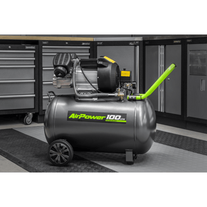 Sealey SAC10030VE Compressor 100ltr V - Twin Direct Drive 3hp - Direct Drive - SLY-18904 - Sealey Tools UK - Trade Counter Direct