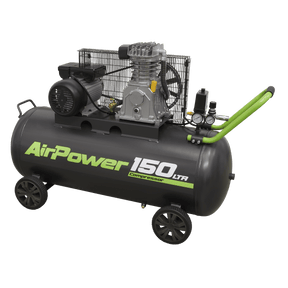 Sealey SAC15030B Air Compressor 150L Belt Drive 3hp - SAC15030B - Sealey Tools UK - Trade Counter Direct