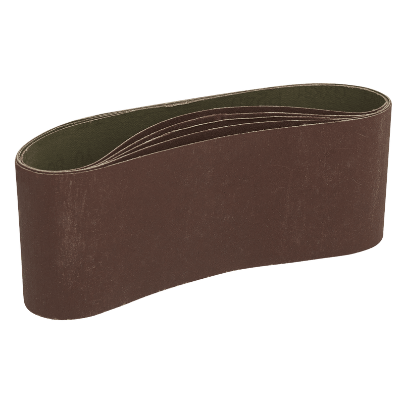 Sealey SB240457 76 x 457mm Sanding Belt 240Grit - Pack of 5 - SB240457 - Sealey Tools UK - Trade Counter Direct
