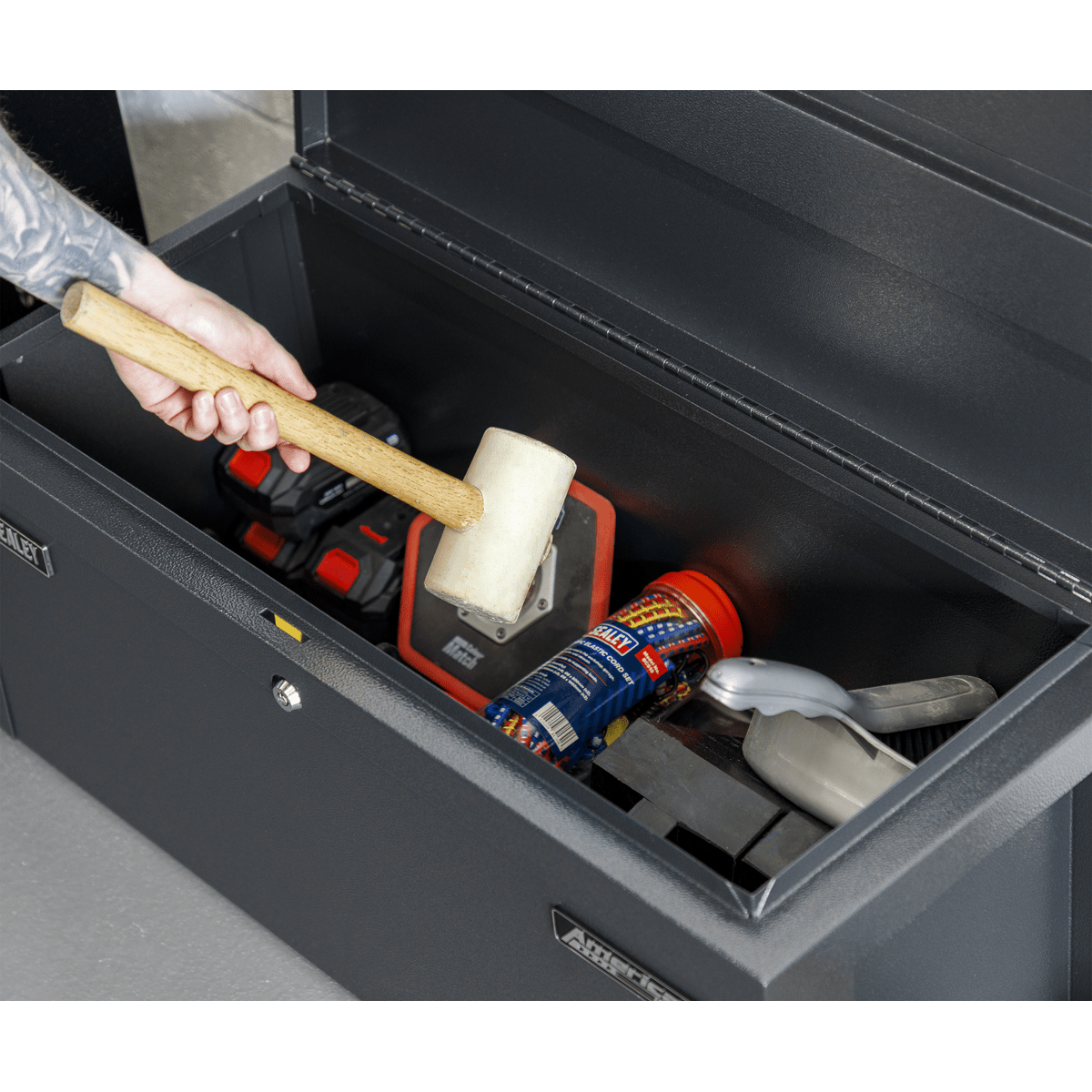 Sealey SB765 American PRO® Steel Storage Chest 765 x 350 x 320mm - SB765 - Sealey Tools UK - Trade Counter Direct