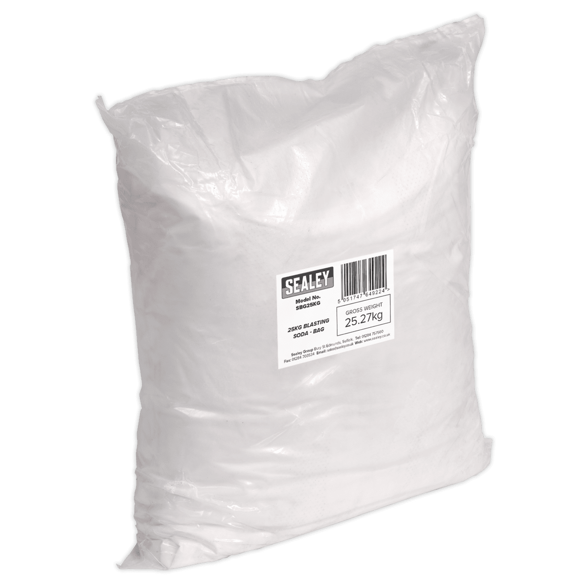 Sealey SBG25KG Blasting Soda 25kg Bag - SBG25KG - Sealey Tools UK - Trade Counter Direct