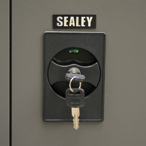 Sealey SC02 Floor Cabinet 2 Door 4 Shelf & Hanging Rail - SC02 - Sealey Tools UK - Trade Counter Direct