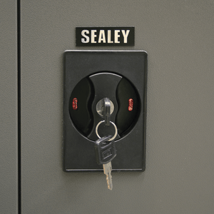 Sealey SC02 Floor Cabinet 2 Door 4 Shelf & Hanging Rail - SC02 - Sealey Tools UK - Trade Counter Direct