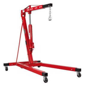 Sealey SC10LR Engine Crane 1tonne Long Reach Extendable Legs - SC10LR - Sealey Tools UK - Trade Counter Direct