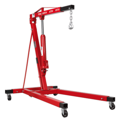 Sealey SC10LR Engine Crane 1tonne Long Reach Extendable Legs - SC10LR - Sealey Tools UK - Trade Counter Direct