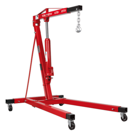 Sealey SC10LR Engine Crane 1tonne Long Reach Extendable Legs - SC10LR - Sealey Tools UK - Trade Counter Direct