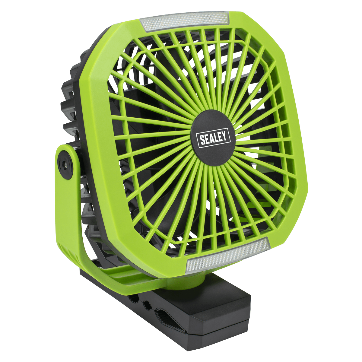 Sealey SCF8WL 8" Portable Clip Fan with Worklight - SCF8WL - Sealey Tools UK - Trade Counter Direct