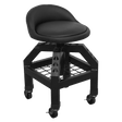 Sealey SCR03B Creeper Stool Pneumatic with Adjustable Height Swivel Seat & Back Rest - SCR03B - Sealey Tools UK - Trade Counter Direct