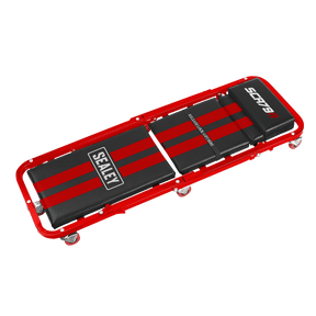 Sealey SCR79 Creeper/Seat Steel with 7 Wheels & Adjustable Head Rest - SCR79 - Sealey Tools UK - Trade Counter Direct