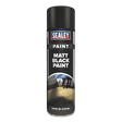 Sealey SCS026 Black Matt Paint 500ml Pack of 6 - SCS026 - Sealey Tools UK - Trade Counter Direct