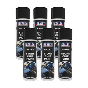 Sealey SCS060 Stone Chip Paint 500ml - Pack of 6 - SCS060 - Sealey Tools UK - Trade Counter Direct