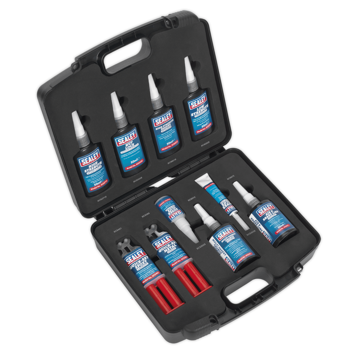 Sealey SCSKIT1 Adhesive & Sealant Kit 10pc - SCSKIT1 - Sealey Tools UK - Trade Counter Direct