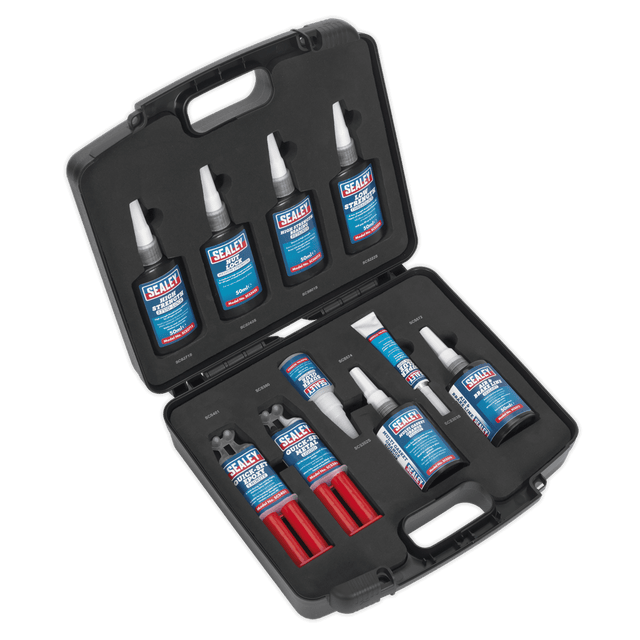 Sealey SCSKIT1 Adhesive & Sealant Kit 10pc - SCSKIT1 - Sealey Tools UK - Trade Counter Direct