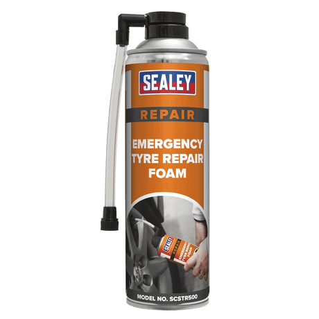Sealey SCSTR500 Emergency Tyre Repair Foam 500ml - SCSTR500 - Sealey Tools UK - Trade Counter Direct