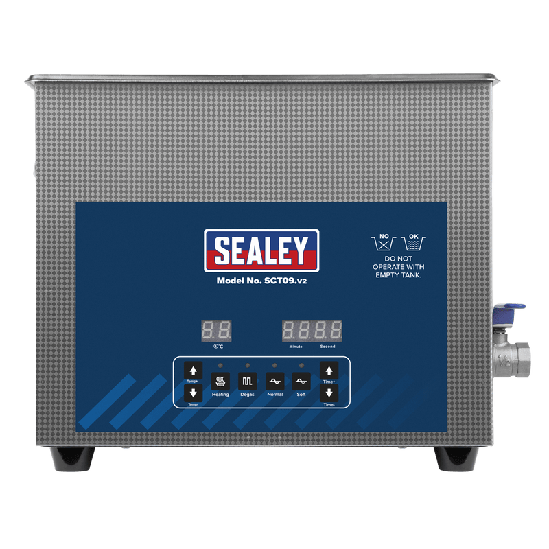 Sealey SCT09 Ultrasonic Cleaner 9L - SCT09 - Sealey Tools UK - Trade Counter Direct