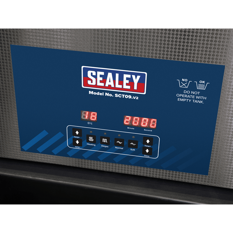 Sealey SCT09 Ultrasonic Cleaner 9L - SCT09 - Sealey Tools UK - Trade Counter Direct