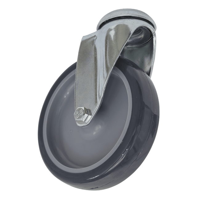 Sealey SCW2100SB Castor Wheel Bolt Hole Swivel Ø100mm - SCW2100SB - Sealey Tools UK - Trade Counter Direct