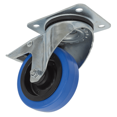 Sealey SCW3100SPL Castor Wheel Swivel Plate with Total Lock Ø100mm - SCW3100SPL - Sealey Tools UK - Trade Counter Direct