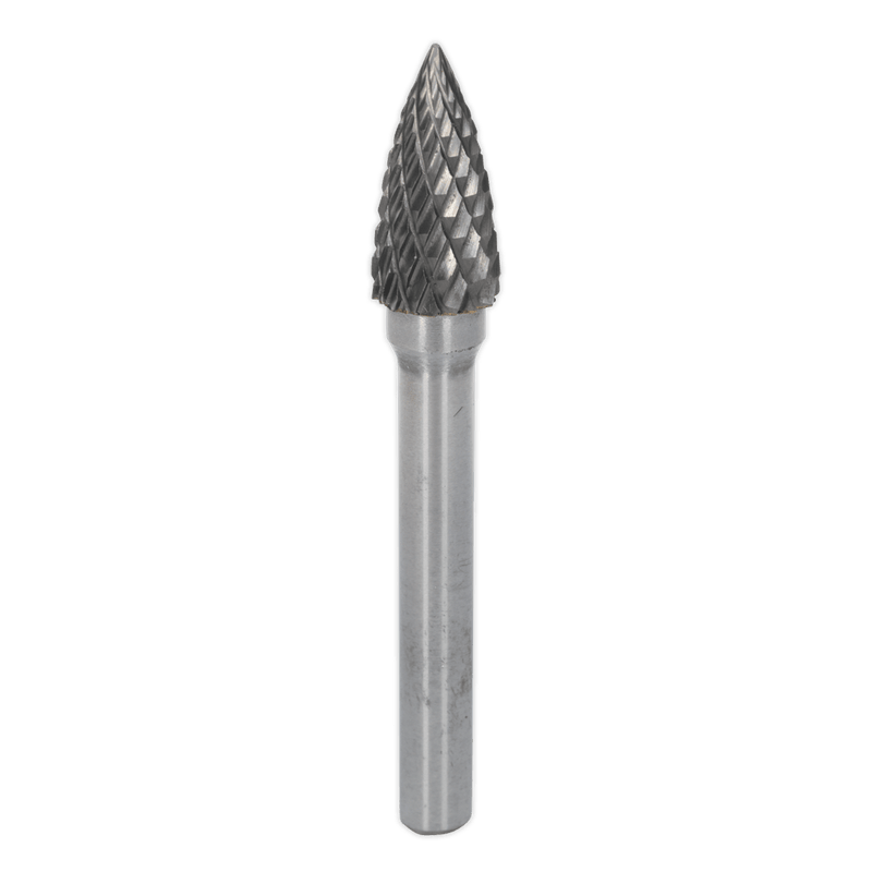 Sealey SDB03 Arc Pointed Nose Tungsten Carbide Rotary Burr 10mm - SDB03 - Sealey Tools UK - Trade Counter Direct