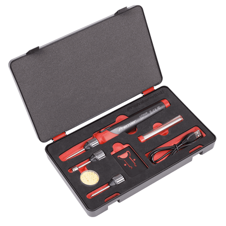 Sealey SDL11 Lithium - ion Rechargeable Soldering Iron Kit 30W - SDL11 - Sealey Tools UK - Trade Counter Direct