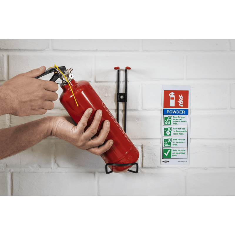 Sealey SDPE01 Dry Powder Fire Extinguisher 1kg - SDPE01 - Sealey Tools UK - Trade Counter Direct