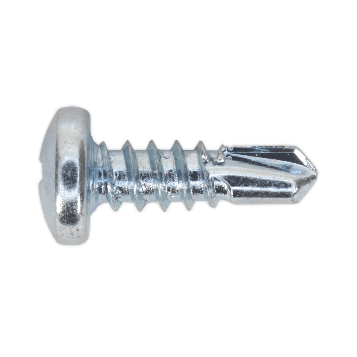 Sealey SDPH4213 Self Drilling Screw 4.2 x 13mm Pan Head Phillips Zinc Pack of 100 - SDPH4213 - Sealey Tools UK - Trade Counter Direct