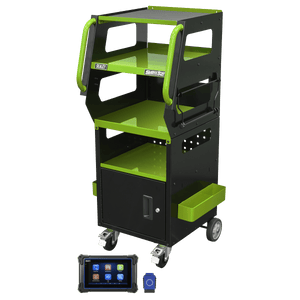 Sealey SDS1G Diagnostic Tablet & Trolley - Green - SDS1G - Sealey Tools UK - Trade Counter Direct
