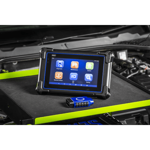 Sealey SDS1G Diagnostic Tablet & Trolley - Green - SDS1G - Sealey Tools UK - Trade Counter Direct