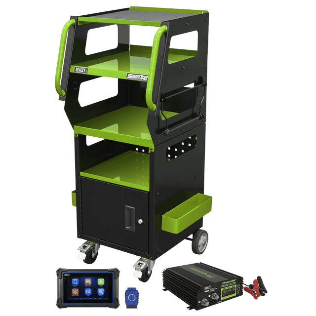 Sealey SDS1G1 Diagnostic Support Station - Green - SDS1G1 - Sealey Tools UK - Trade Counter Direct