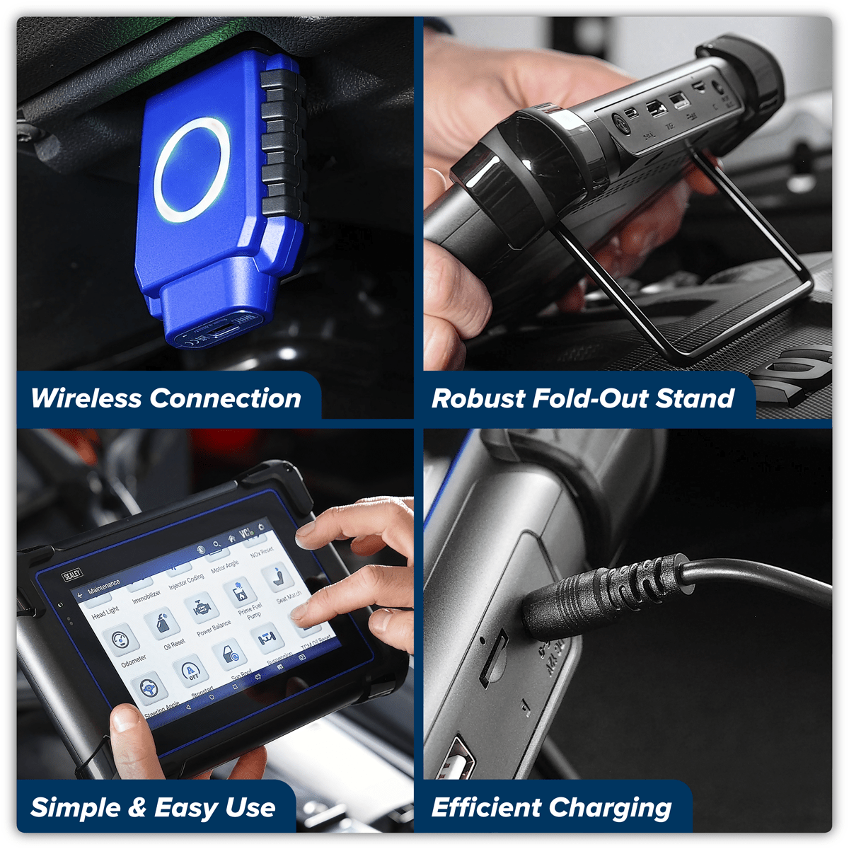 Sealey SDS1G1 Diagnostic Support Station - Green - SDS1G1 - Sealey Tools UK - Trade Counter Direct