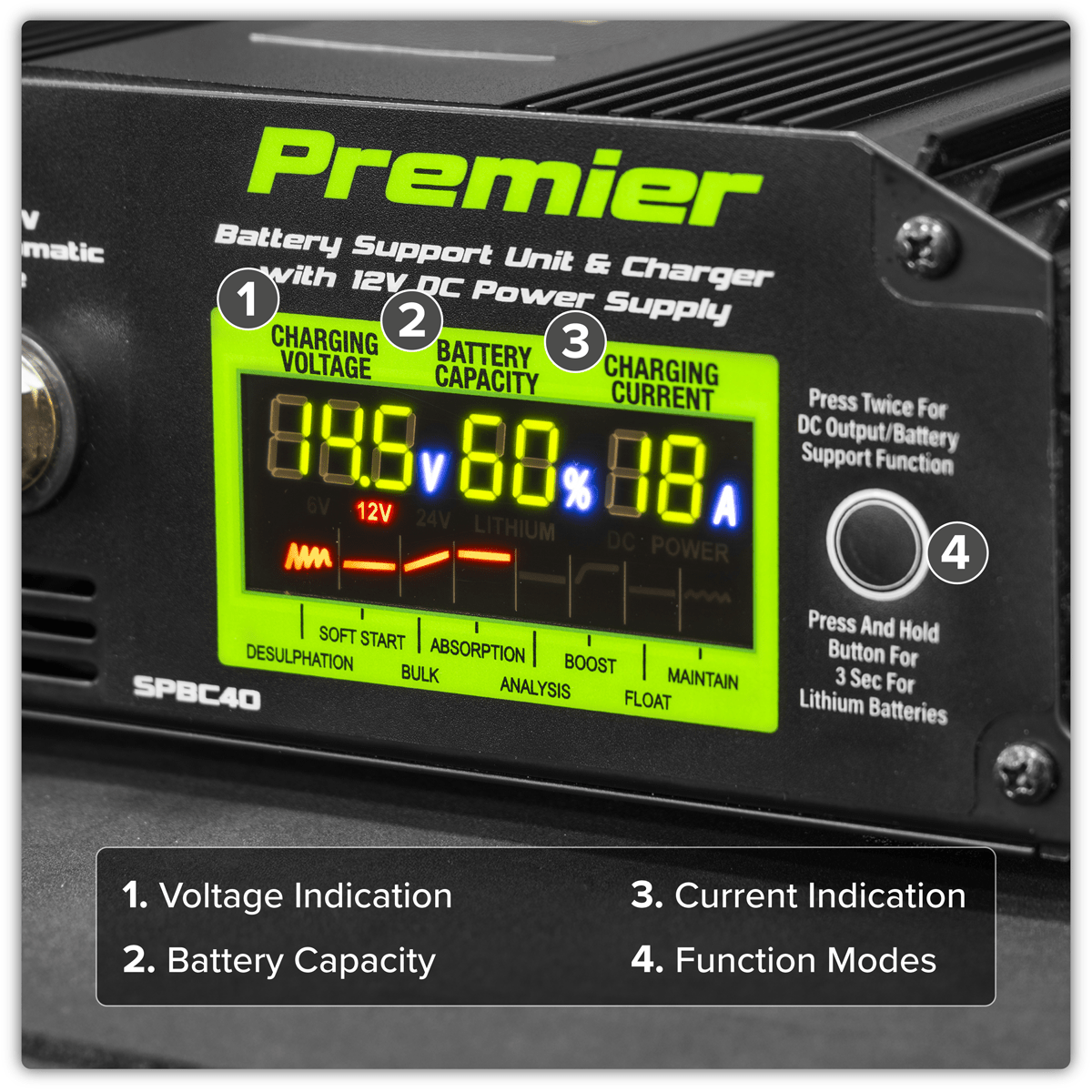 Sealey SDS1G1 Diagnostic Support Station - Green - SDS1G1 - Sealey Tools UK - Trade Counter Direct
