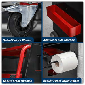 Sealey SDS1R1 Diagnostic Support Station - Red - SDS1R1 - Sealey Tools UK - Trade Counter Direct