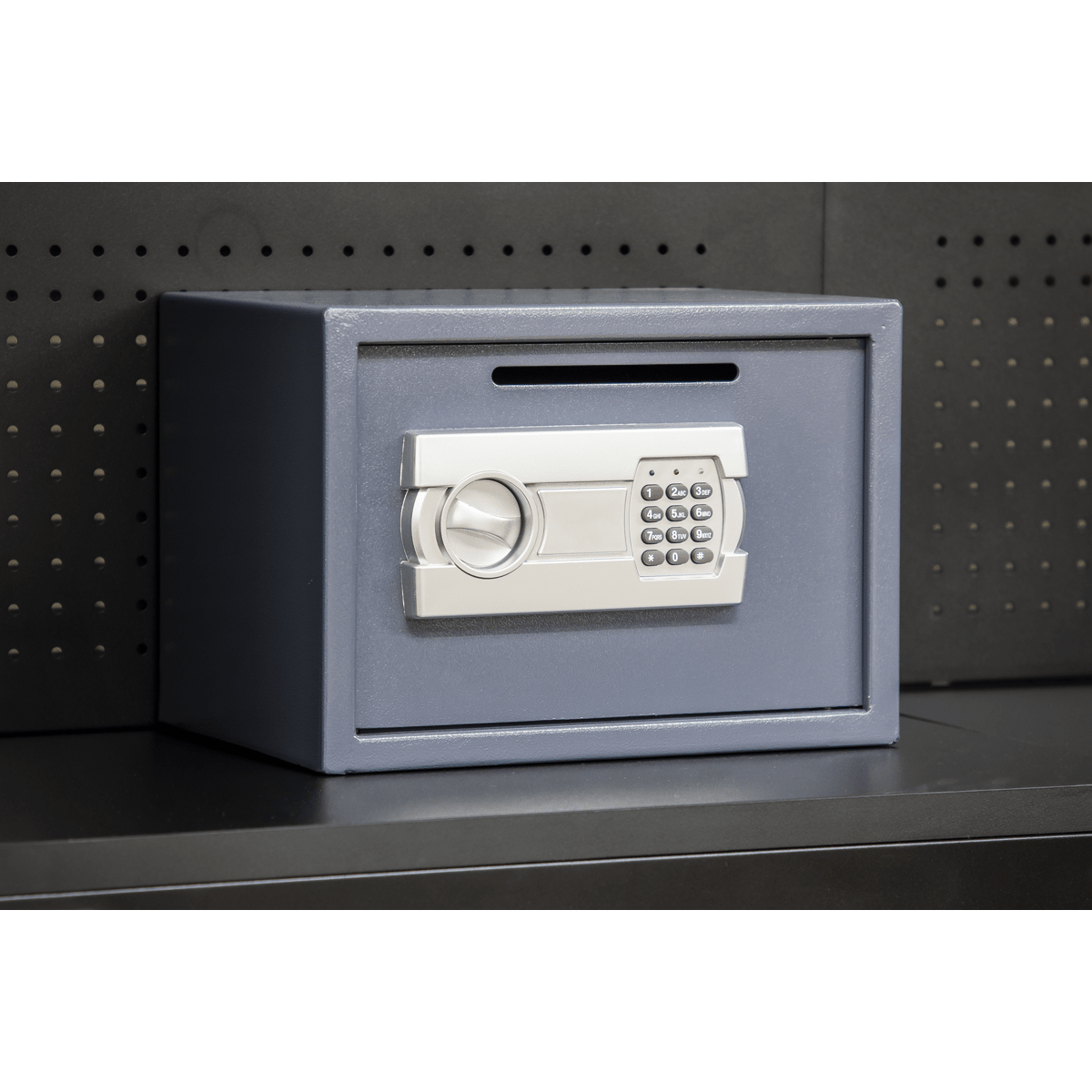 Sealey SECS01DS Electronic Combination Security Safe with Deposit Slot 350 x 250 x 250mm - SECS01DS - Sealey Tools UK - Trade Counter Direct
