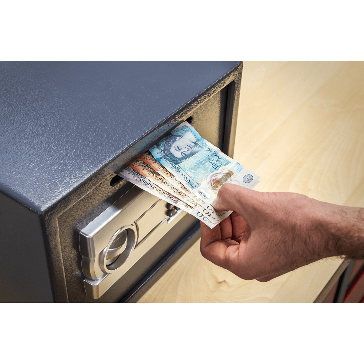 Sealey SECS01DS Electronic Combination Security Safe with Deposit Slot 350 x 250 x 250mm - SECS01DS - Sealey Tools UK - Trade Counter Direct
