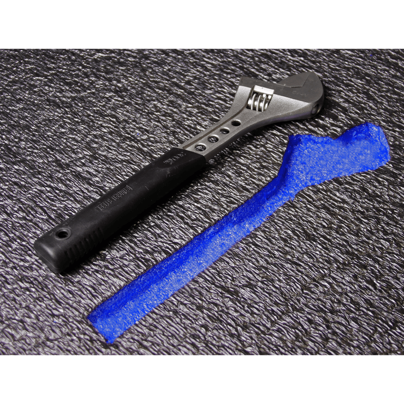 Sealey SF30B Easy Peel Shadow Foam® 1200 x 550 x 30mm - Blue/Black - SF30B - Sealey Tools UK - Trade Counter Direct