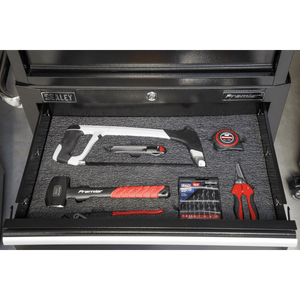 Sealey SF30BK Easy Peel Shadow Foam® 1200 x 550 x 30mm - Black/Black - SF30BK - Sealey Tools UK - Trade Counter Direct