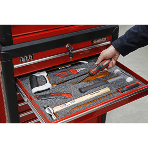 Sealey SF30OR Easy Peel Shadow Foam® 1200 x 550 x 30mm - Orange/Black - SF30OR - Sealey Tools UK - Trade Counter Direct