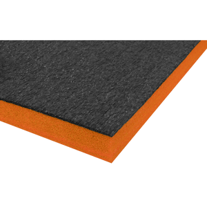 Sealey SF30OR Easy Peel Shadow Foam® 1200 x 550 x 30mm - Orange/Black - SF30OR - Sealey Tools UK - Trade Counter Direct