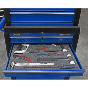 Sealey SF50B Easy Peel Shadow Foam® 1200 x 550 x 50mm - Blue/Black - SF50B - Sealey Tools UK - Trade Counter Direct