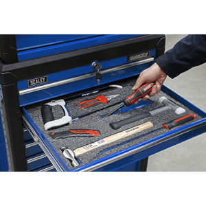 Sealey SF50B Easy Peel Shadow Foam® 1200 x 550 x 50mm - Blue/Black - SF50B - Sealey Tools UK - Trade Counter Direct