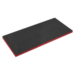 Sealey SF50R Easy Peel Shadow Foam® 1200 x 550 x 50mm - Red/Black - SF50R - Sealey Tools UK - Trade Counter Direct
