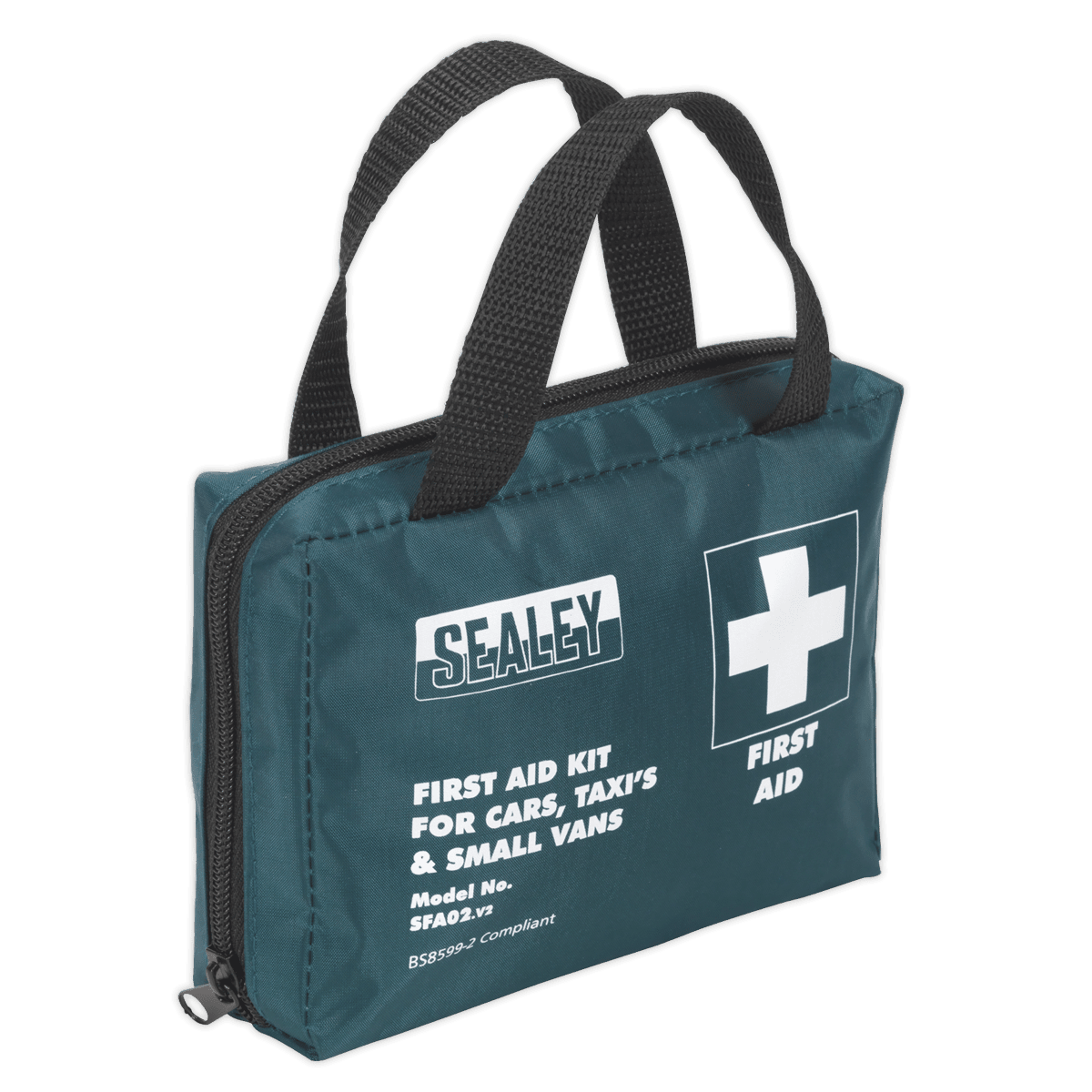 Sealey SFA02 First Aid Kit Medium for Cars, Taxi's & Small Vans - BS 8599 - 2 Compliant - SFA02 - Sealey Tools UK - Trade Counter Direct