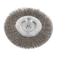 Sealey SFBS100 Flat Wire Brush Stainless Steel 100mm with 6mm Shaft - SFBS100 - Sealey Tools UK - Trade Counter Direct