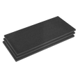 Sealey SFPK30BK Easy Peel Shadow Foam® 1200 x 550 x 30mm, Black/Black - Pack of 3 - SFPK30BK - Sealey Tools UK - Trade Counter Direct